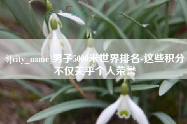 清远男子5000米世界排名-这些积分不仅关乎个人荣誉