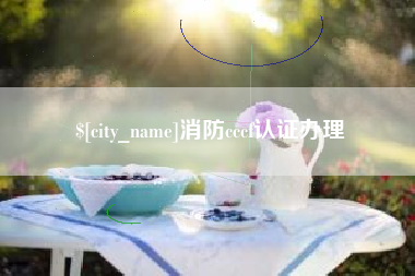 清远消防cccf认证办理