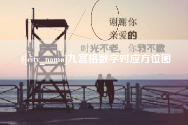 清远九宫格数字对应方位图