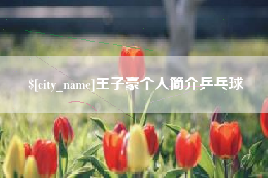 清远王子豪个人简介乒乓球