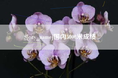 清远国内5000米成绩