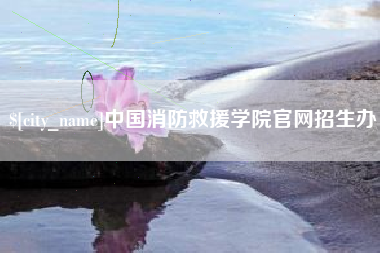 清远中国消防救援学院官网招生办