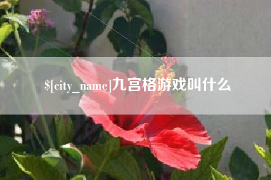 清远九宫格游戏叫什么