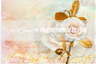 清远中国消防救援学院日常