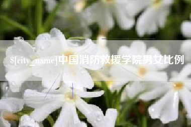 清远中国消防救援学院男女比例