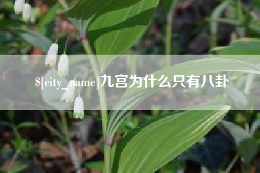 清远九宫为什么只有八卦