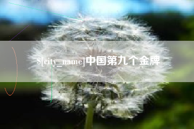 清远中国第九个金牌