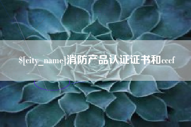 清远消防产品认证证书和cccf