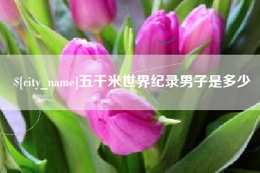 清远五千米世界纪录男子是多少