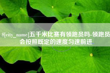 清远五千米比赛有领跑员吗-领跑员会按照既定的速度匀速前进