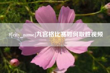 清远九宫格比赛如何取胜视频