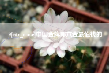 清远中国金牌哪六金最值钱的