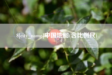 清远中国地图(含比例尺)
